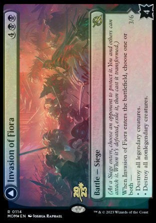 Invasion of Fiora (Promos: Prerelease Cards) Near Mint Foil