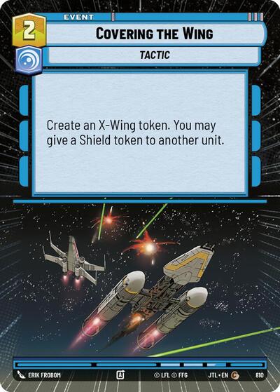 Covering the Wing (Hyperspace Foil) (Jump to Lightspeed) Near Mint Foil