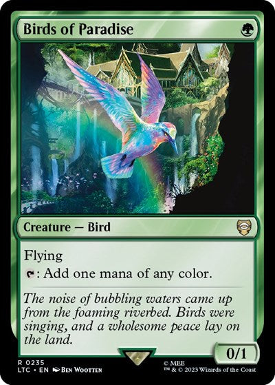 Birds of Paradise (Commander: The Lord of the Rings: Tales of Middle-earth) Near Mint
