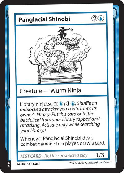 Panglacial Shinobi (Mystery Booster 2 Playtest Cards) Near Mint
