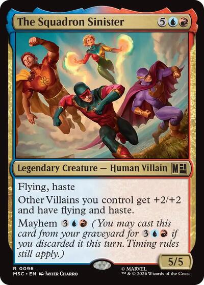 The Squadron Sinister (Commander: Marvel Super Heroes) Near Mint
