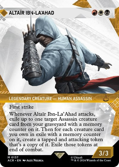 Altair Ibn-La'Ahad (Showcase) (Universes Beyond: Assassin's Creed) Light Play Foil