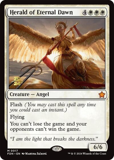 Herald of Eternal Dawn (Promos: Prerelease Cards) Light Play Foil