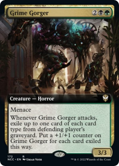Grime Gorger (Extended Art) (Commander: Streets of New Capenna) Light Play