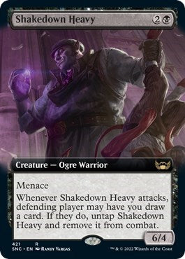 Shakedown Heavy (Extended Art) (Streets of New Capenna) Medium Play