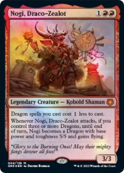 Nogi, Draco-Zealot (Magic Game Night: Free-For-All) Near Mint Foil
