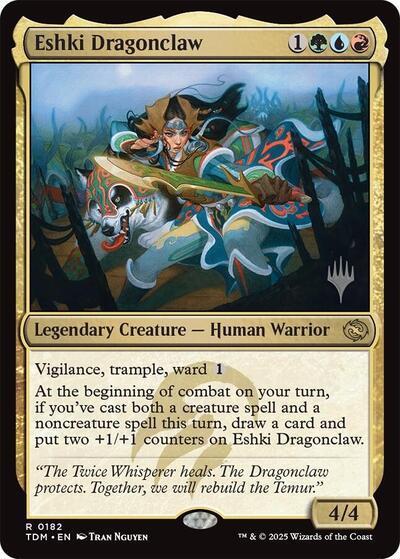 Eshki Dragonclaw (Promo Pack: Tarkir: Dragonstorm) Near Mint Foil