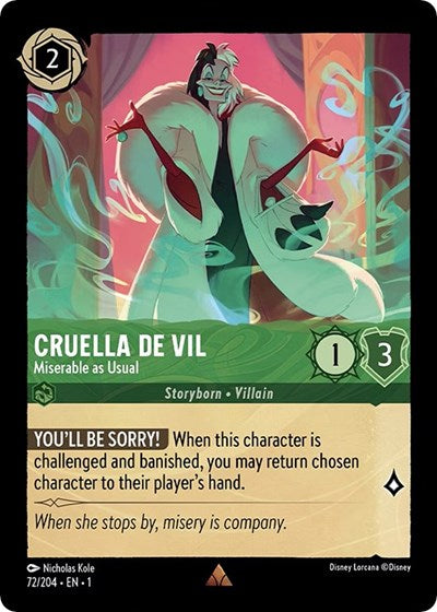 Cruella de Vil (The First Chapter) Near Mint