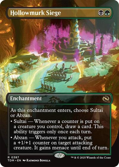 Hollowmurk Siege (Borderless) (Tarkir: Dragonstorm) Near Mint