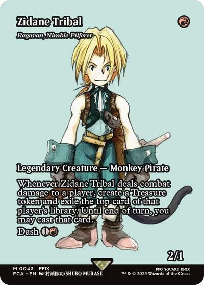 Zidane Tribal - Ragavan, Nimble Pilferer (Showcase) (Universes Beyond: FINAL FANTASY: Through the Ages) Near Mint Foil