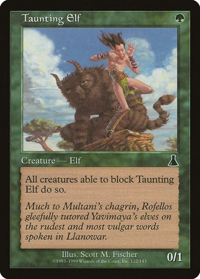 Taunting Elf (Urza's Destiny) Heavy Play