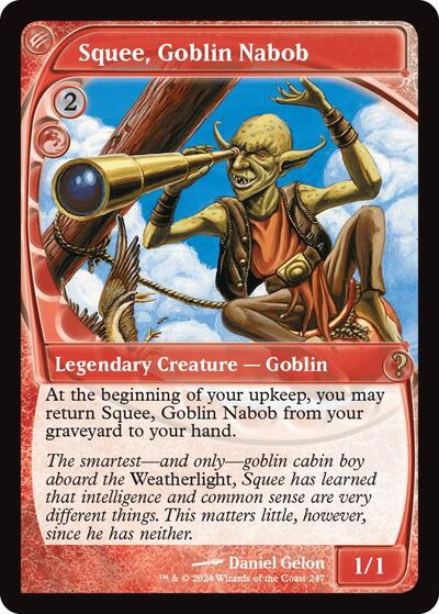 Squee, Goblin Nabob (Future Sight) (Mystery Booster 2) Near Mint Foil