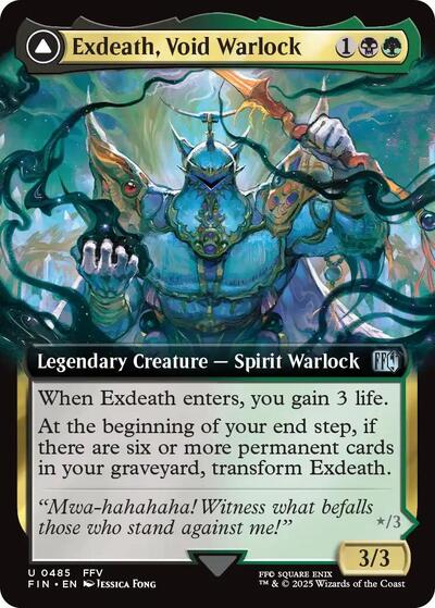 Exdeath, Void Warlock (Extended Art) (Universes Beyond: FINAL FANTASY) Light Play Foil