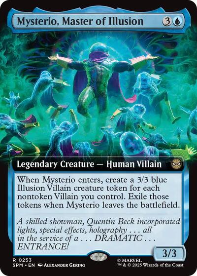 Mysterio, Master of Illusion (Extended Art) (Marvel's Spider-Man) Light Play Foil