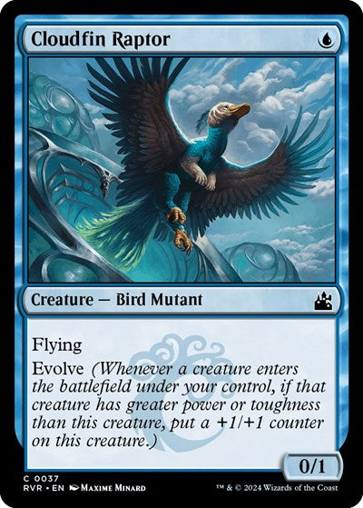 Cloudfin Raptor (Ravnica Remastered) Light Play