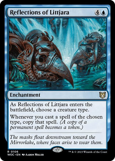 Reflections of Littjara (Commander: Wilds of Eldraine) Near Mint