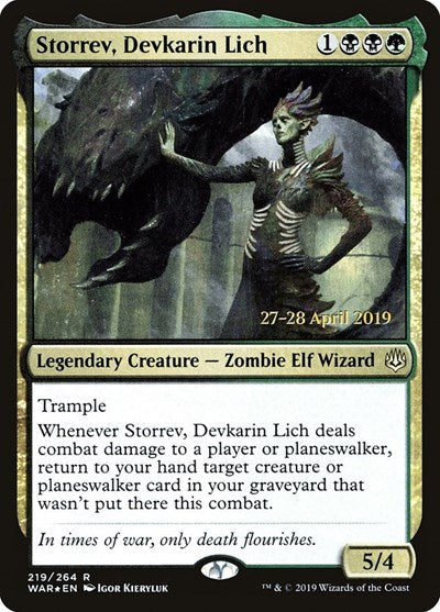 Storrev, Devkarin Lich (Promos: Prerelease Cards) Near Mint Foil