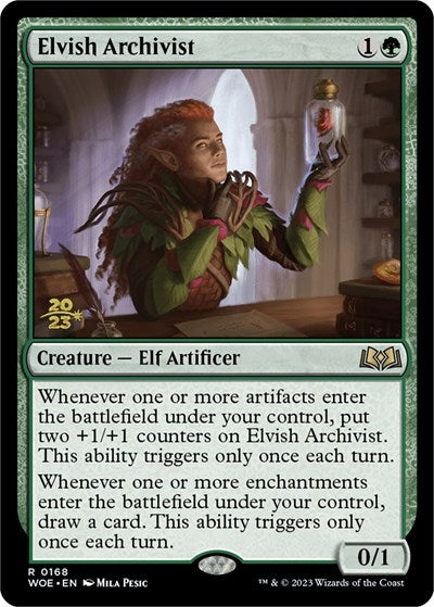 Elvish Archivist (Promos: Prerelease Cards) Near Mint Foil