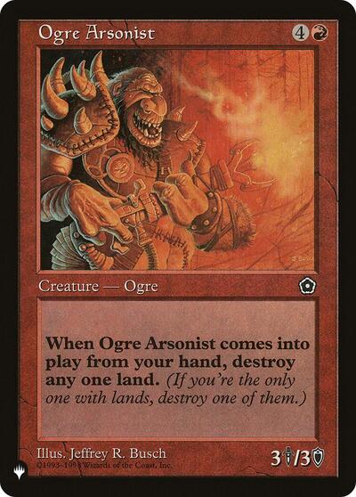 Ogre Arsonist (The List) Near Mint