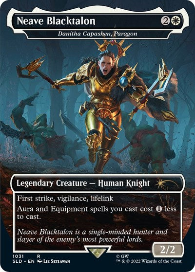 Neave Blacktalon - Danitha Capashen, Paragon (Borderless) (Secret Lair) Near Mint Foil