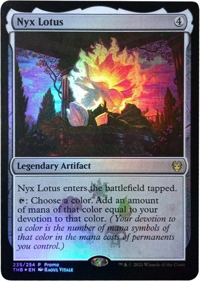 Nyx Lotus (Promos: Media) Heavy Play Foil
