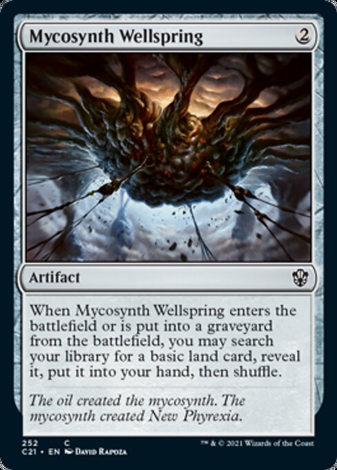 Mycosynth Wellspring (Commander 2021 Strixhaven) Medium Play