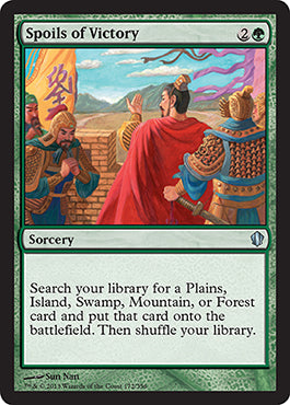 Spoils of Victory (Commander 2013 Edition) Medium Play