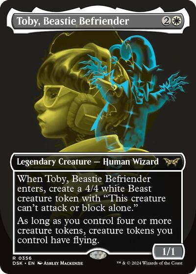 Toby, Beastie Befriender (Showcase) (Duskmourn: House of Horror) Near Mint Foil