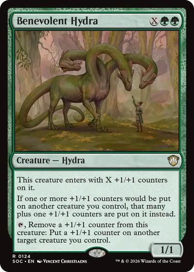 Benevolent Hydra (Commander: Secrets of Strixhaven) Near Mint