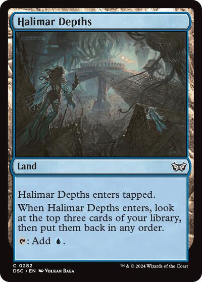 Halimar Depths (Commander: Duskmourn: House of Horror) Near Mint