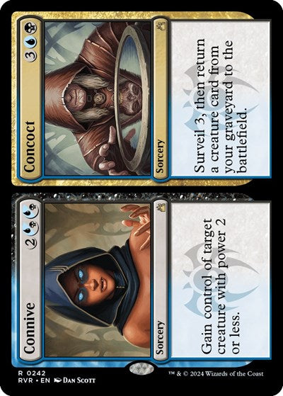 Connive / Concoct (Ravnica Remastered) Near Mint