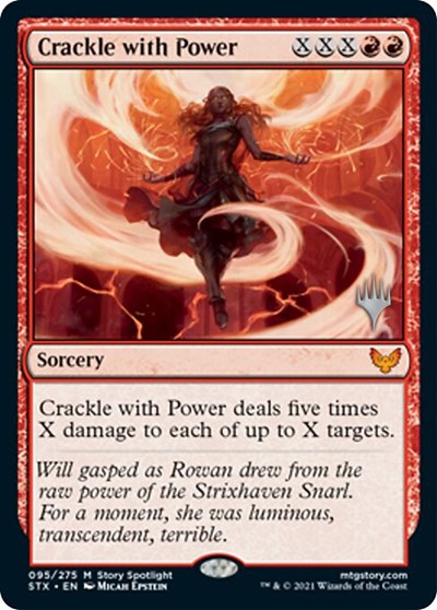 Crackle with Power (Promo Pack: Strixhaven) Near Mint Foil