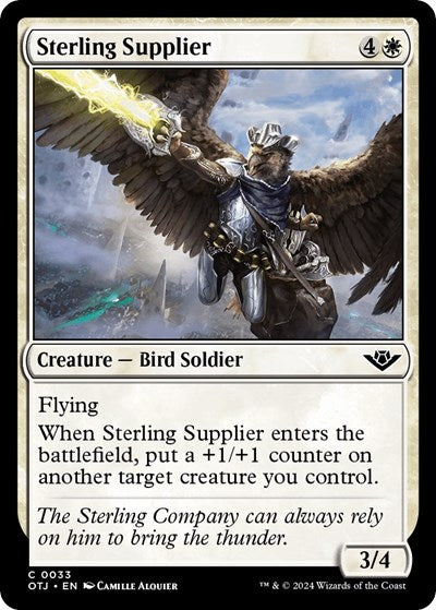 Sterling Supplier (Outlaws of Thunder Junction) Light Play Foil