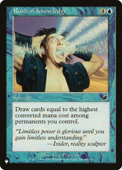 Rush of Knowledge (The List) Near Mint