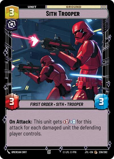 Sith Trooper (Jump to Lightspeed) Near Mint