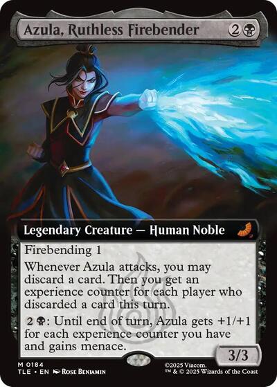 Azula, Ruthless Firebender (Extended Art) (Avatar: The Last Airbender: Eternal-Legal) Near Mint Foil