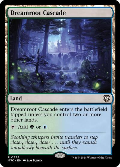 Dreamroot Cascade (Ripple Foil) (Commander: Modern Horizons 3) Light Play Foil
