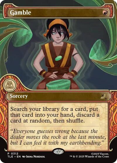Gamble (Showcase) (Avatar: The Last Airbender: Eternal-Legal) Near Mint