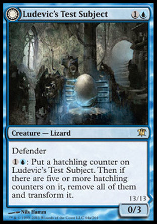 Ludevic's Test Subject (Ludevic's Abomination) (Innistrad) Heavy Play
