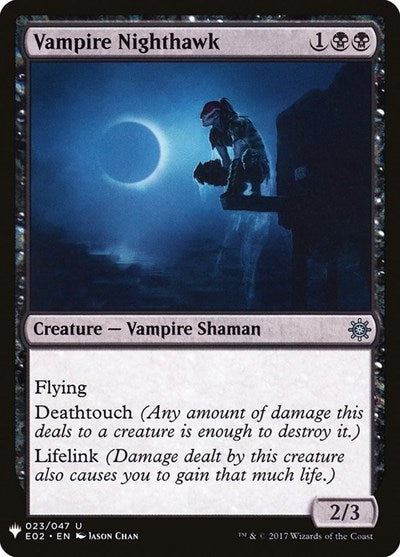 Vampire Nighthawk (E02) (Mystery Booster) Light Play