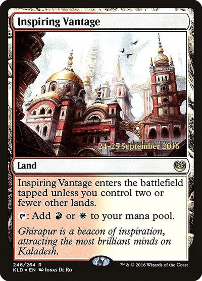 Inspiring Vantage (KLD) (Promos: Prerelease Cards) Medium Play Foil