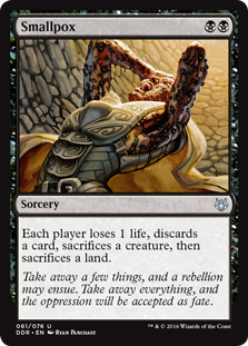 Smallpox (Duel Decks: Nissa vs Ob Nixilis) Medium Play