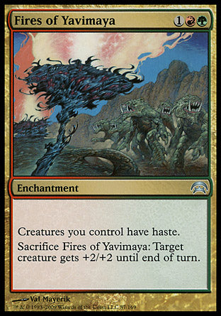 Fires of Yavimaya (Planechase) Medium Play
