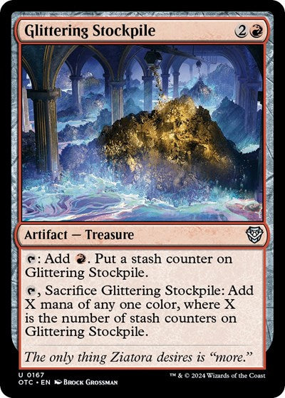 Glittering Stockpile (Commander: Outlaws of Thunder Junction) Light Play