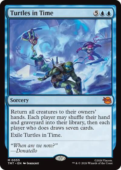 Turtles in Time (Teenage Mutant Ninja Turtles) Near Mint Foil