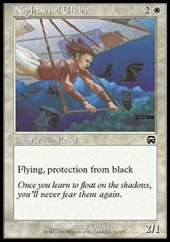 Nightwind Glider (Mercadian Masques) Heavy Play