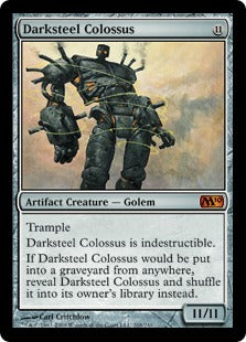 Darksteel Colossus (Magic 2010 Core Set) Medium Play Foil