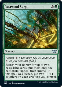 Vastwood Surge (Commander: Kamigawa: Neon Dynasty) Medium Play