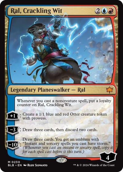 Ral, Crackling Wit (Bloomburrow) Near Mint Foil
