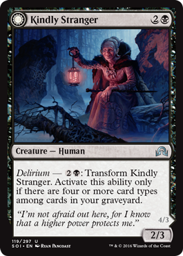 Kindly Stranger (Demon-Possessed Witch) (Shadows Over Innistrad) Medium Play Foil